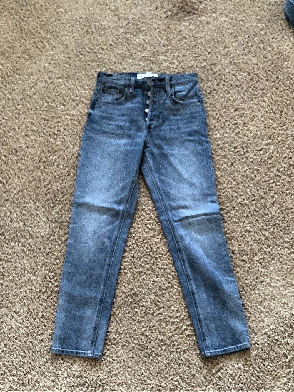 Abercrombie & Fitch High Rise 90s Straight Jean Men's Blue Jeans